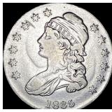 1835 Capped Bust Half Dollar LIGHTLY CIRCULATED