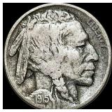 1915-D Buffalo Nickel LIGHTLY CIRCULATED