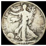 1921-D Walking Liberty Half Dollar NICELY  CIRCUL