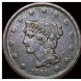 1841 Braided Hair Large Cent LIGHTLY  CIRCULATED