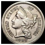 1883 Nickel Three-Cent Piece CHOICE PROOF