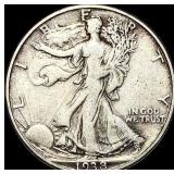 1938-D Walking Liberty Half Dollar NEARLY  UNCIRC