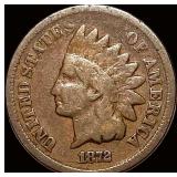 1872 Indian Head Cent NICELY CIRCULATED