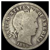 1895-S Barber Dime NICELY CIRCULATED