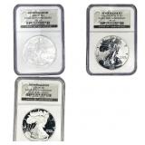 2006 Silver Eagle NFC MS-PF69 20th Anniv.