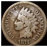 1875 Indian Head Cent NICELY CIRCULATED