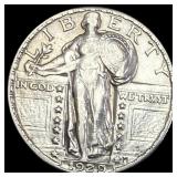 1929 Standing Liberty Silver Quarter LIGHT  CIRC