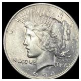 1924 Silver Peace Dollar LIGHTLY CIRCULATED