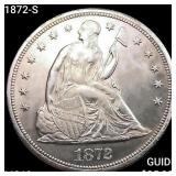 1872-S Seated Liberty Dollar UNCIRCULATED