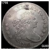 1798 Draped Bust Dollar NEARLY UNCIRCULATED