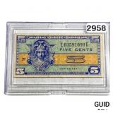 5C Military Payment Certificate Series 521