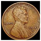 1914-D Wheat Cent LIGHTLY CIRCULATED