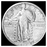 1918-D Silver Standing Liberty Quarter CLOSELY UNC