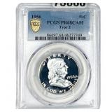 1956 Franklin Half Dollar PCGS PR69 CAM TY 2
