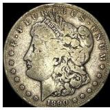 1890-CC Silver Morgan Dollar LIGHTLY CIRCULATED