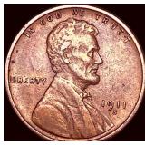 1911-S Lincoln Wheat Cent CLOSELY  UNCIRCULATED