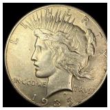 1935 Silver Peace Dollar CLOSELY UNCIRCULATED