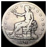 1876-CC Silver Trade Dollar NICELY CIRCULATED