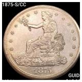 1875-S/CC Silver Trade Dollar UNCIRCULATED