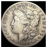 1884-S Silver Morgan Dollar NEARLY UNCIRCULATED