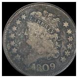 1809 Classic Head Half Cent LIGHTLY CIRCULATED
