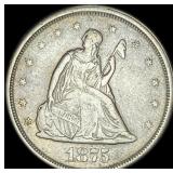 1875-S Silver Twenty Cents CLOSELY UNCIRCULATED