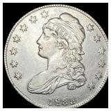 1835 Capped Bust Half Dollar NEARLY  UNCIRCULATED