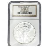 1993 Silver Eagle NGC MS69