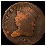 1825 Classic Head Half Cent NICELY CIRCULATED