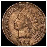 1908-S Indian Head Cent NEARLY UNCIRCULATED