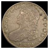 1829/7 Capped Bust Half Dollar LIGHTLY CIRCULATED
