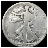 1921-S Walking Liberty Half Dollar NICELY  CIRCUL
