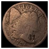 1794 Liberty Cap Large Cent NICELY CIRCULATED