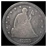 1875-S Seated Liberty Twenty Cent Piece NICE  CIR