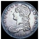 1834 Capped Bust Half Dollar CHOICE AU