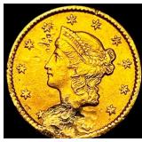 1853-C Gold $1 Liberty Head HIGH GRADE