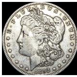 1892-O Silver Morgan Dollar ABOUT  UNCIRCULATED
