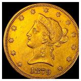 1879 Liberty Head $10 Eagle Gold Coin CLOSELY UNCI