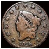 1828 Coronet Head Large Cent NICELY CIRCULATED