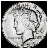 1934-D Silver Peace Dollar CHOICE BU