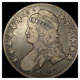 1825 Capped Bust Half Dollar LIGHTLY CIRCULATED