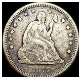 1877 Seated Liberty Quarter LIGHTLY  CIRCULATED