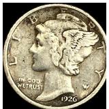 1926-D Silver Mercury Dime LIGHTLY CIRCULATED