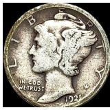 1921-D Silver Mercury Dime NICELY CIRCULATED