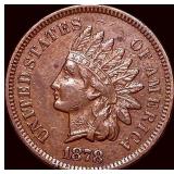 1878 Indian Head Cent CLOSELY UNCIRCULATED