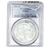 2021-D 1/4 OZ Silver Buffalo Dollar PCGS MS69