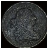 1804 Draped Bust Half Cent NICELY CIRCULATED