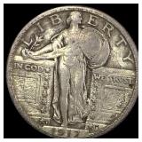 1917-D Type 2 Standing Liberty Quarter  LIGHTLY C