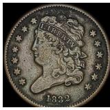 1832 Classic Head Half Cent LIGHTLY CIRCULATED