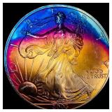 2005 Toned 1 oz Silver American Eagle $1 SUPERB GE
